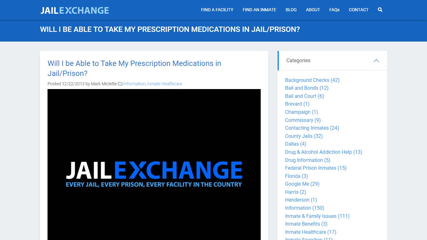Will I be Able to Take My Prescription Medications in Jail/Prison?