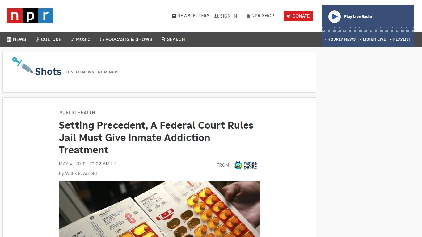 Setting Precedent, A Federal Court Rules Jail Must Give Inmate ...